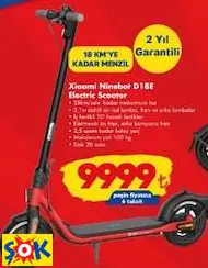 XİAOMİ NİNEBOT D18E ELECTRİC SCOOTER